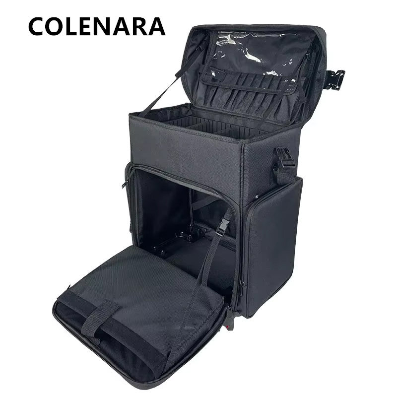 Cosmetic Bags - กระเป๋าเครื่องสำอาง COLENARA สำหรับผู้หญิง ทำจากผ้าอ็อกซ์ฟอร์ด ความจุขนาดใหญ่ กระเป๋าเดินทางสำหรับอุปกรณ์เสริมสวยและทำเล็บ