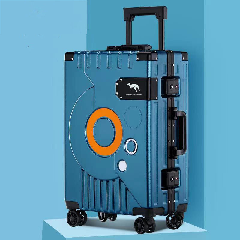 Spinner Wheel Rolling Suitcase 20 Inch - กระเป๋าเดินทางโครงอะลูมิเนียมสำหรับผู้ชายและผู้หญิง กระเป๋าเดินทางขนาด 20 นิ้ว กระเป๋าเดินทางแบบมีรหัสล็อคขนาด 30