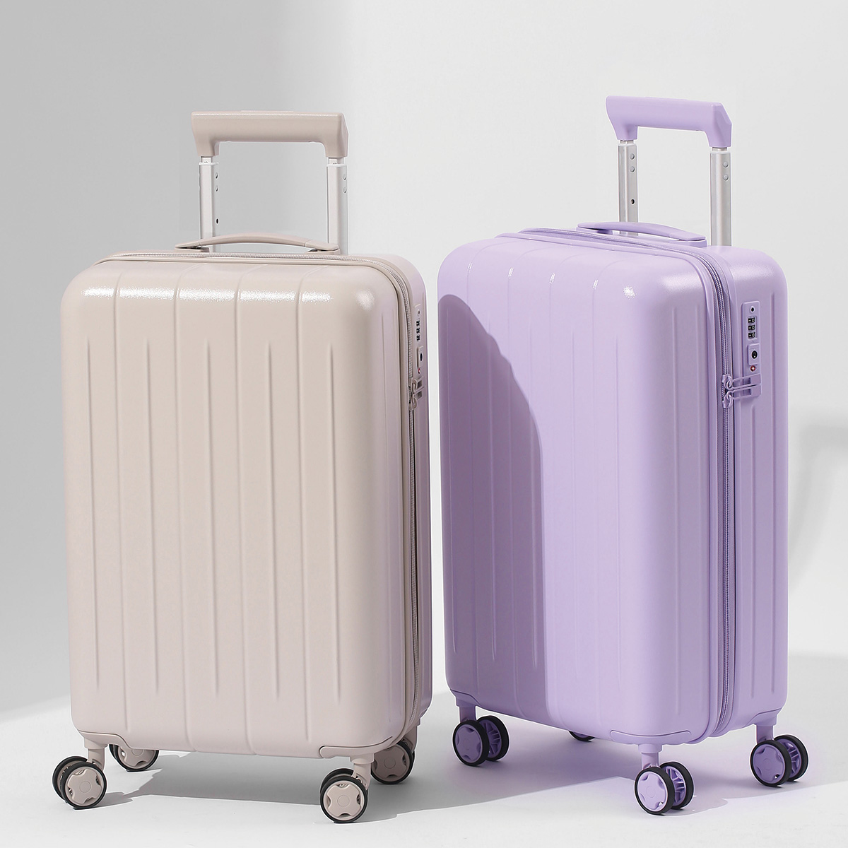 Spinner Wheel Rolling Suitcase 20 Inch - กระเป๋าเดินทางแบบแข็งขนาด 20 นิ้ว พร้อมระบบล็อค TSA น้ำหนักเบา