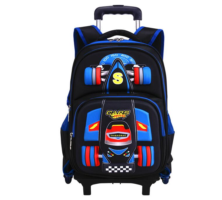 Foldable Rolling Luggage Bag - กระเป๋าเป้สะพายหลังแบบมีล้อสำหรับเด็ก กระเป๋าเดินทางแบบมีล้อสำหรับเด็ก กระเป๋าเด็กแบบมีล้อ กระเป๋าเป้สะพายหลังแบบมีล้อสำหรับเด็กผู้ชาย