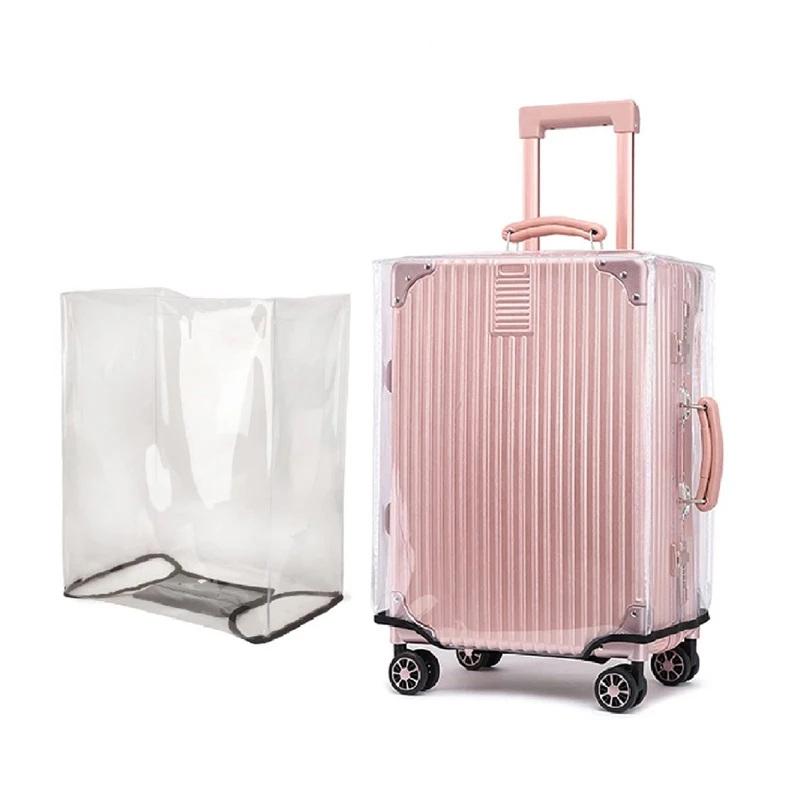 1 ชิ้น PVC ใส ป้องกันรอยขีดข่ว - Luggage Protective Cover Transparent บทวิจารณ์และราคา
