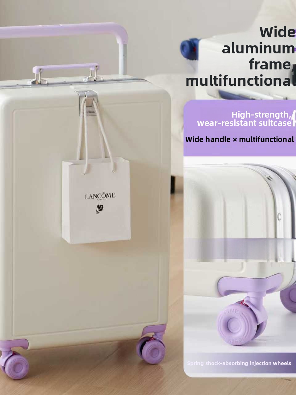 กระเป๋าเดินทางอลูมิเนียมขนาดให - Aluminum Frame Carry On Luggage บทวิจารณ์และราคา