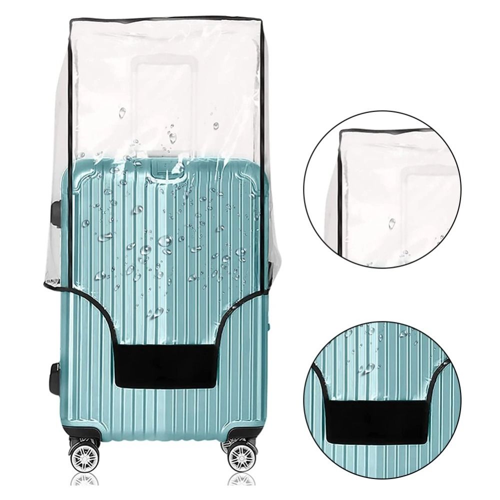 ใหม่ กระเป๋าเดินทางแบบใส PVC ป - Luggage Protective Cover Transparent บทวิจารณ์และราคา