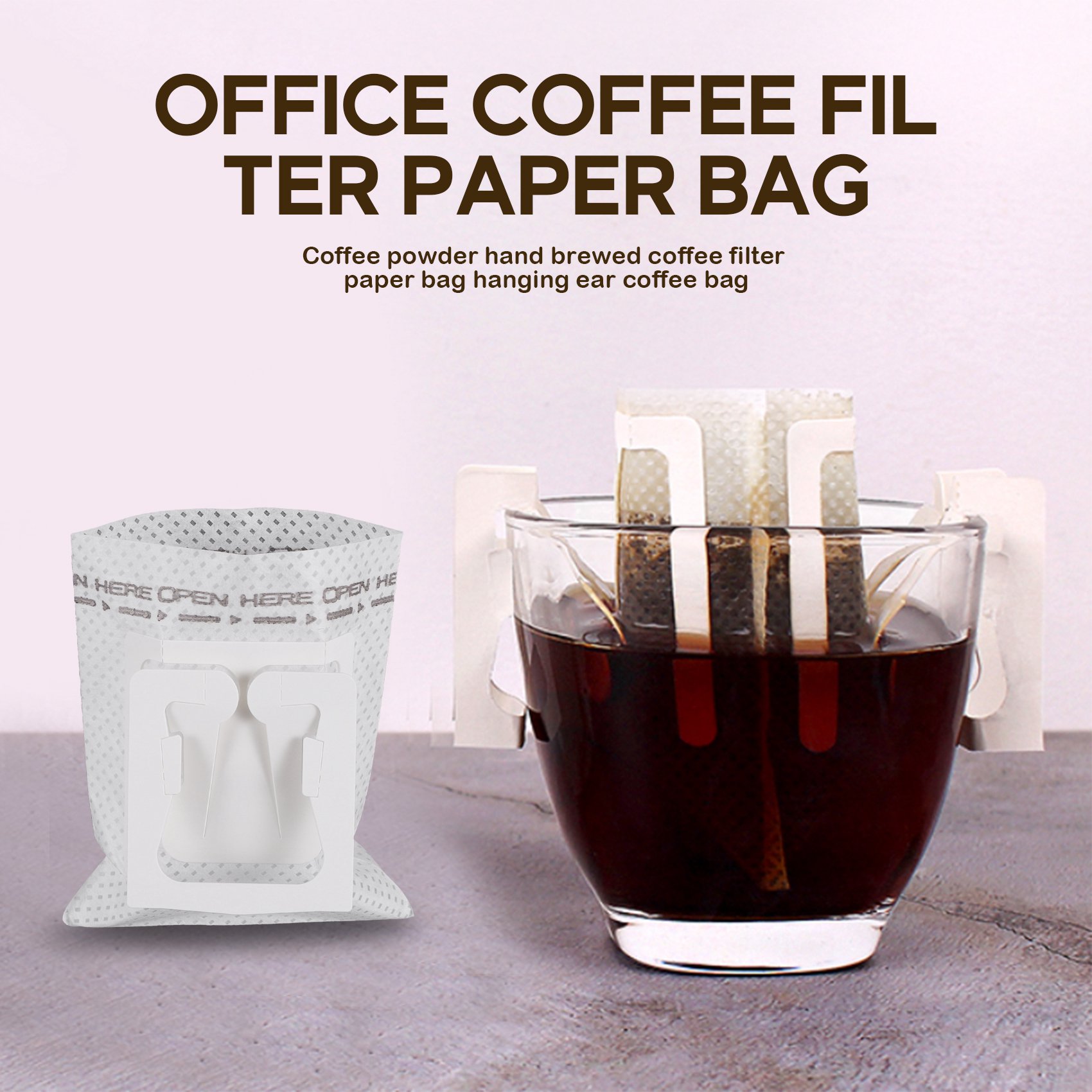 50 ชิ้น / แพ็ค ถุงกรองกาแฟแบบแ - Travel Bags บทวิจารณ์และราคา