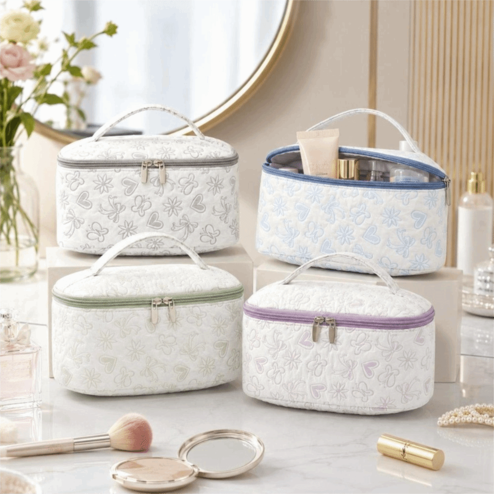 กระเป๋าเครื่องสำอางขนาดใหญ่ลาย - Cosmetic Bags บทวิจารณ์และราคา