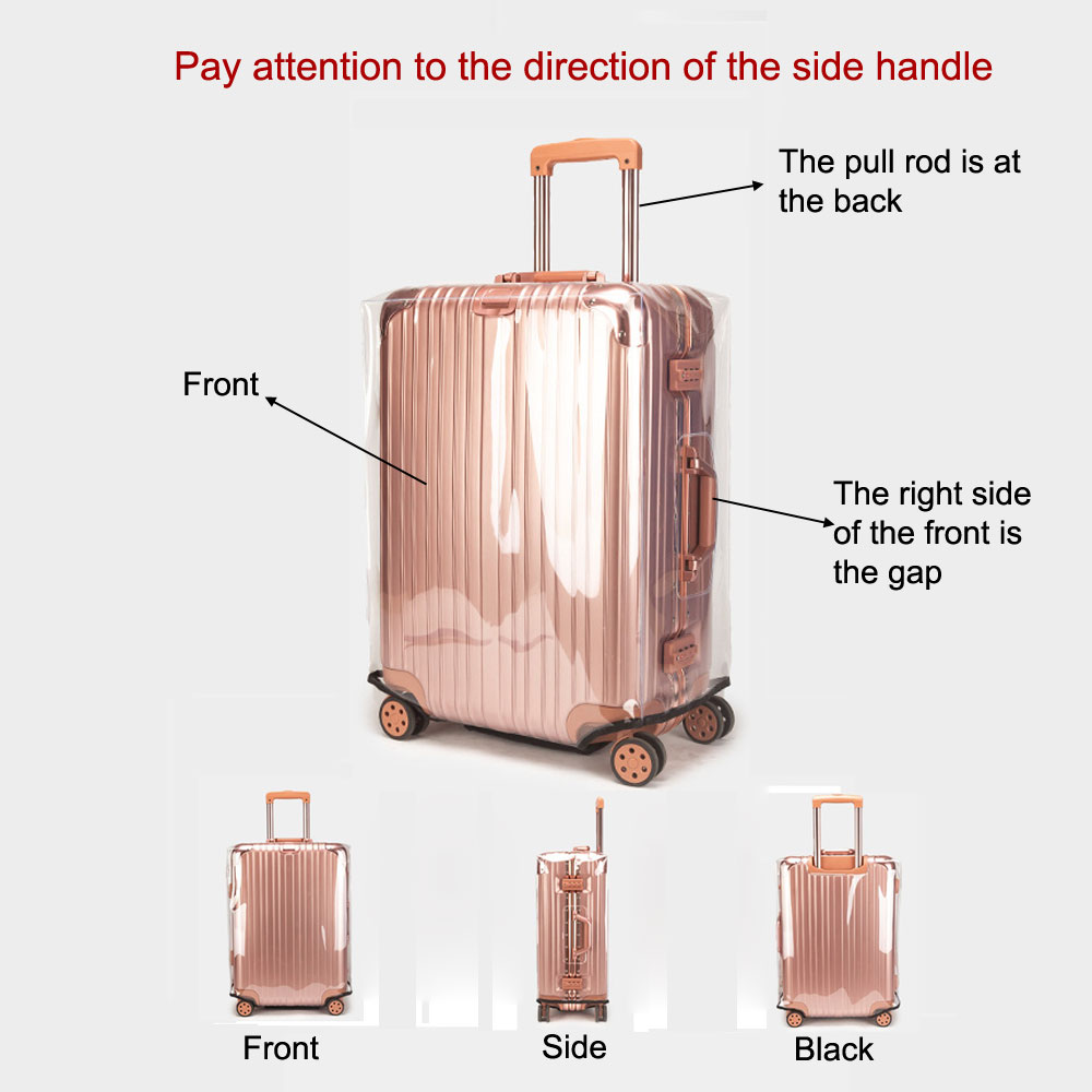โปร่งใส PVC กระเป๋าเดินทางกันน - Luggage Protective Cover Transparent บทวิจารณ์และราคา
