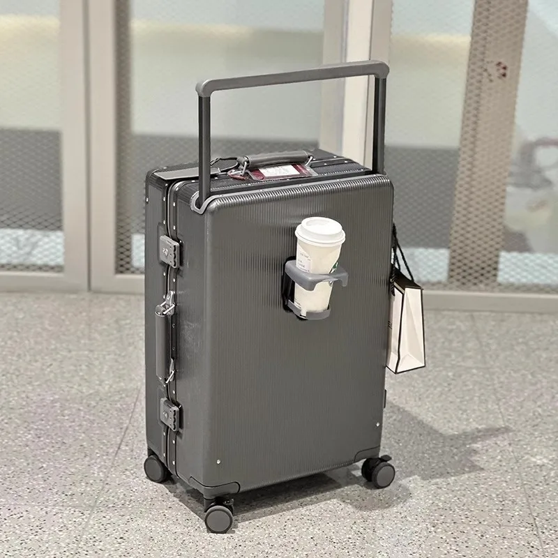 กระเป๋าเดินทางแบบมีหูจับกว้าง  - Aluminum Frame Carry On Luggage บทวิจารณ์และราคา