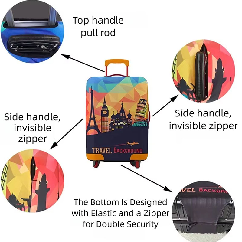 ใหม่กระเป๋าเดินทาง ปกป้องกระเป - Waterproof Suitcase Cover Protector บทวิจารณ์และราคา