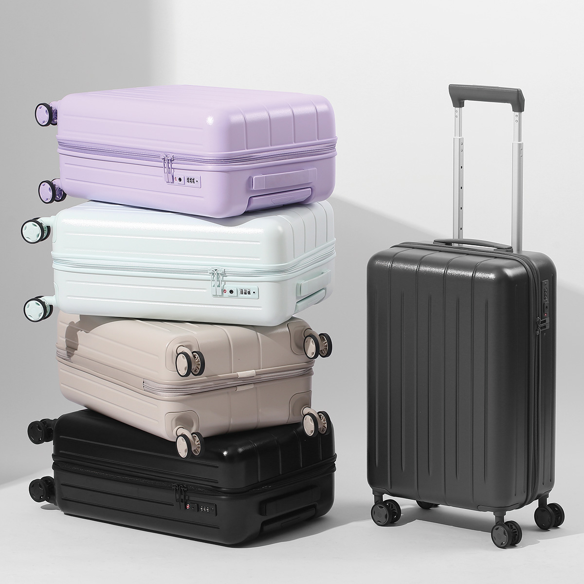 กระเป๋าเดินทางแบบแข็งขนาด 20 น - Spinner Wheel Rolling Suitcase 20 Inch บทวิจารณ์และราคา