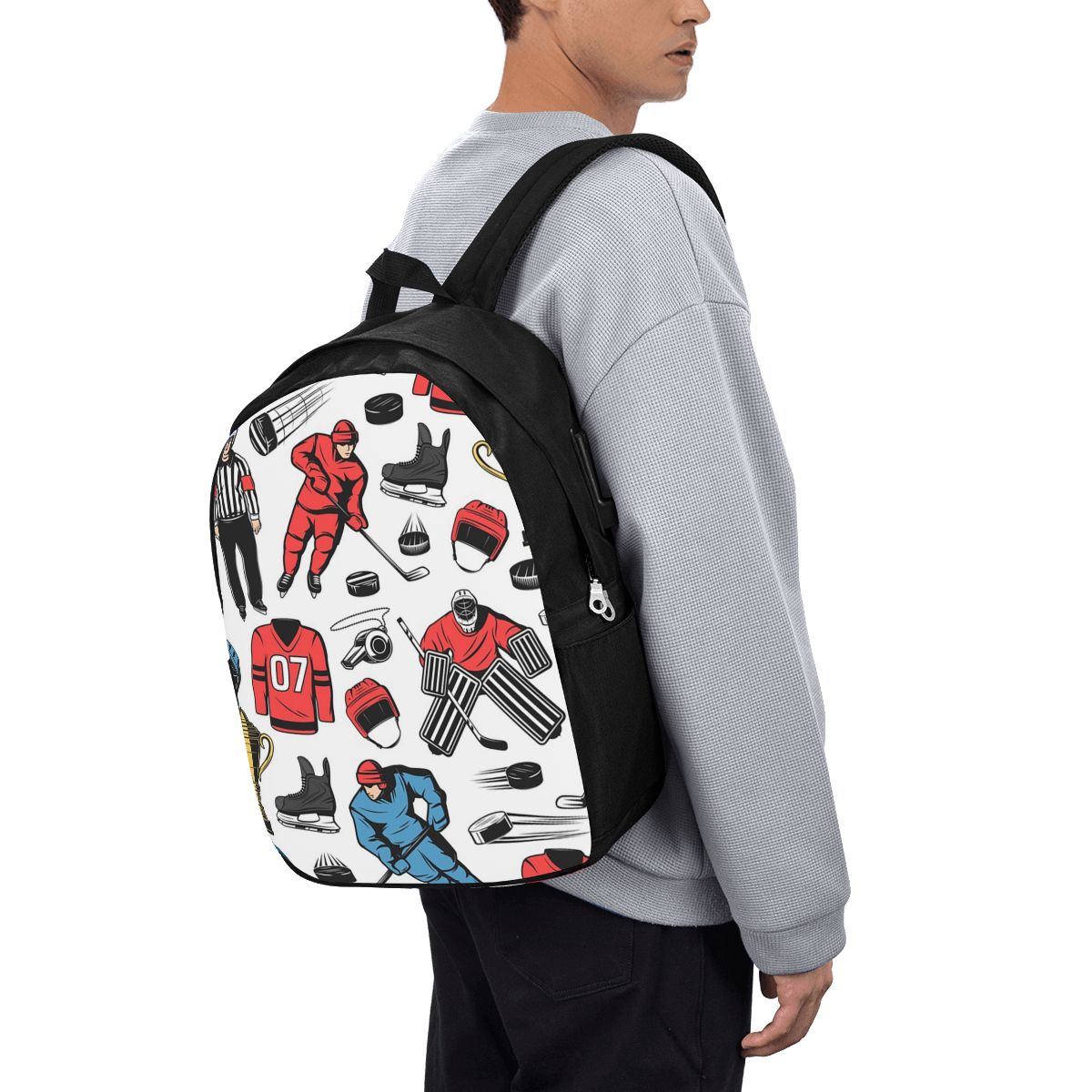 กระเป๋าเป้สะพายหลังลายฮอกกี้น้ - Travel Bags บทวิจารณ์และราคา