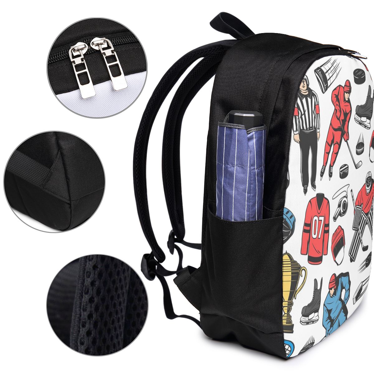 กระเป๋าเป้สะพายหลังลายฮอกกี้น้ - Travel Bags บทวิจารณ์และราคา