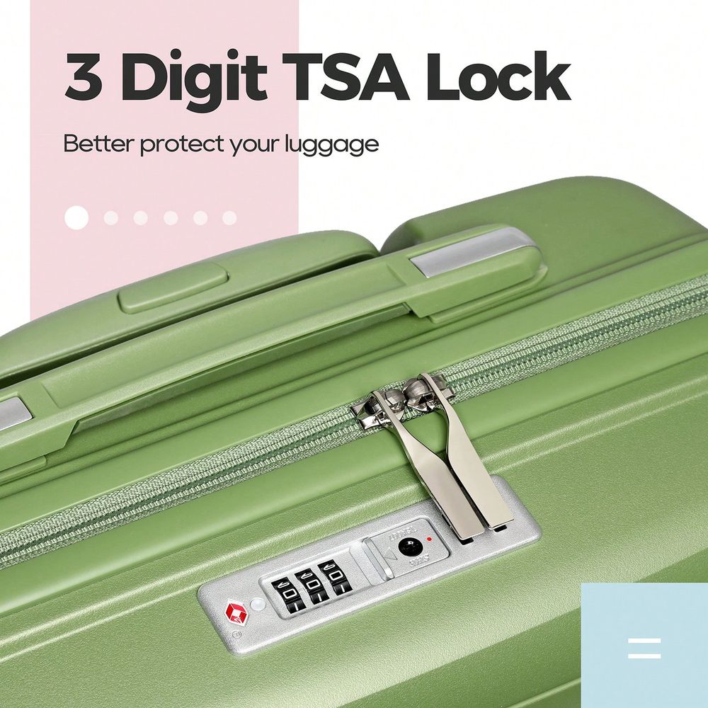 ชุดกระเป๋าเดินทางแบบแข็ง 3 ชิ้ - Expandable Hard Shell Luggage Set บทวิจารณ์และราคา