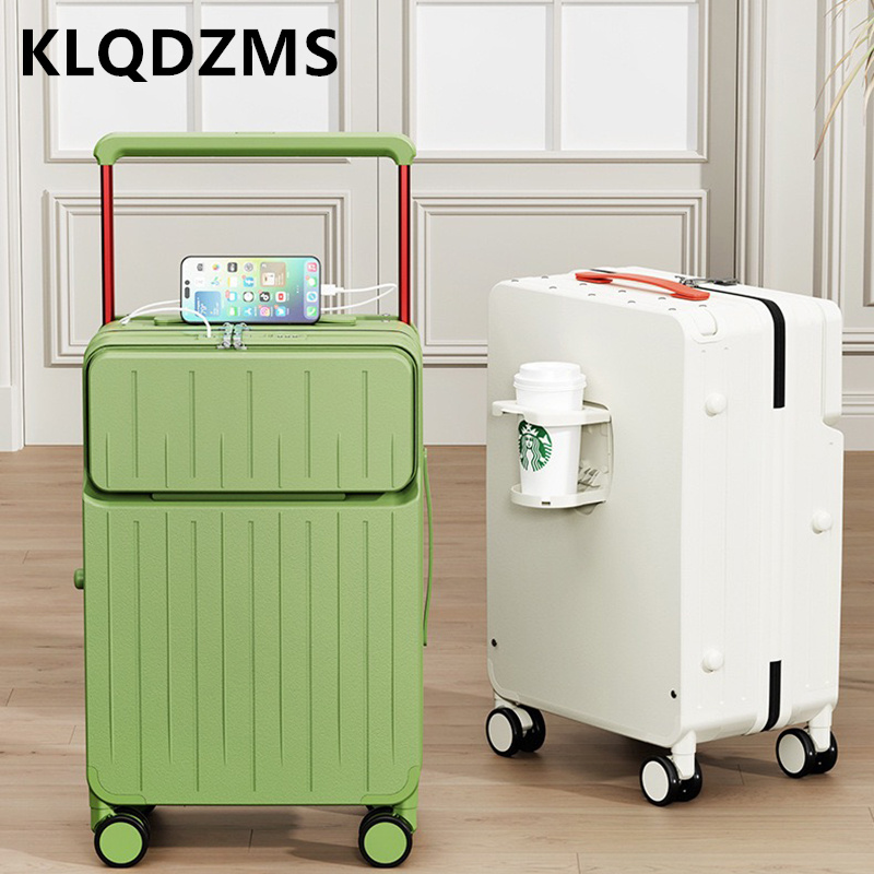 KLQDZMS 24 นิ้ว ช่องใส่สัมภาระ - Front Opening Laptop Luggage 24 Inch บทวิจารณ์และราคา