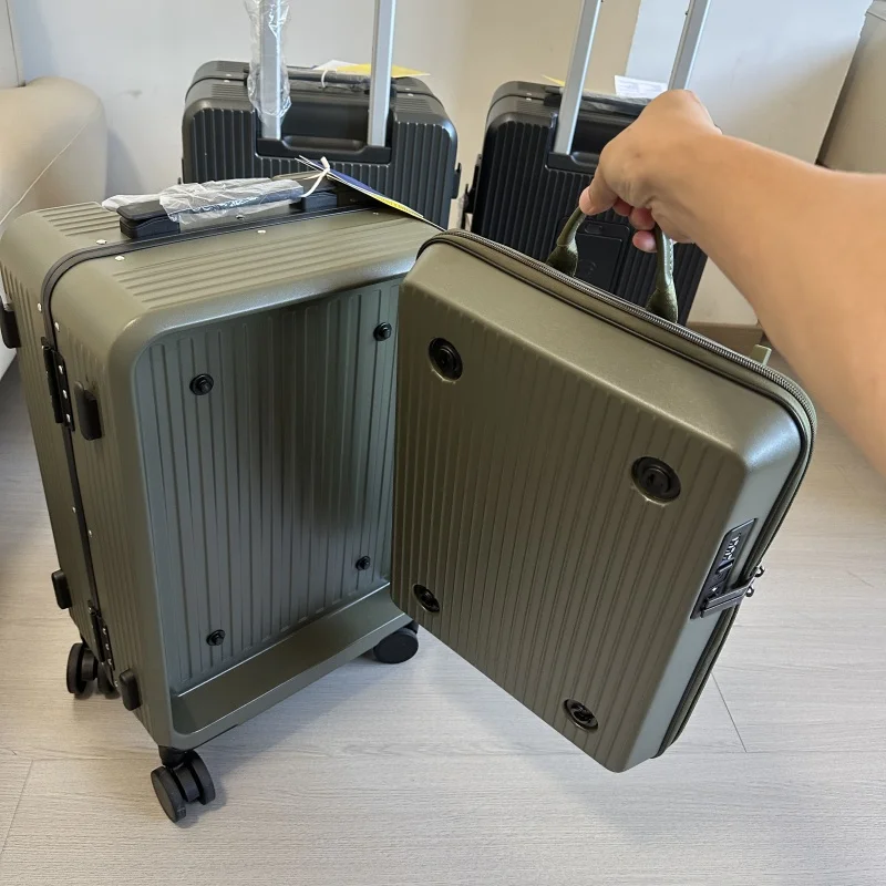 กระเป๋าเดินทาง 2-in-1 พร้อมกระ - Aluminum Frame Carry On Luggage บทวิจารณ์และราคา