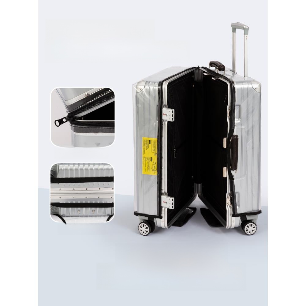 ปลอกป้องกันใสสำหรับกระเป๋าเดิน - Luggage Protective Cover Transparent บทวิจารณ์และราคา