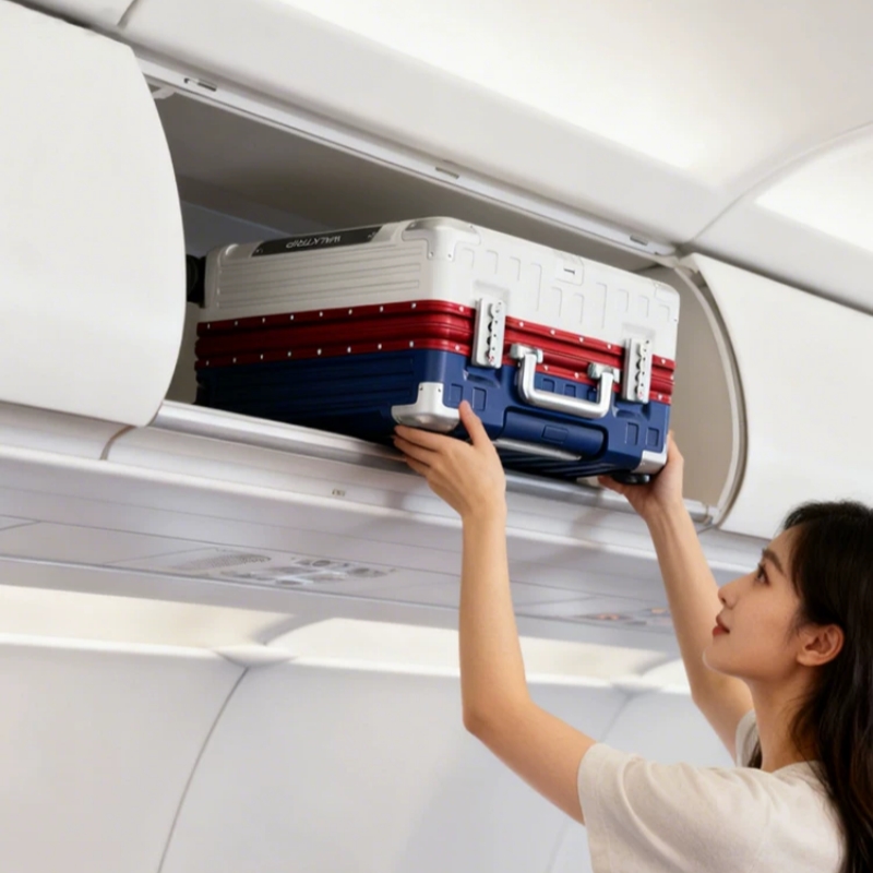 กระเป๋าเดินทางแบบแข็งขนาด 18 น - Aluminum Frame Carry On Luggage บทวิจารณ์และราคา