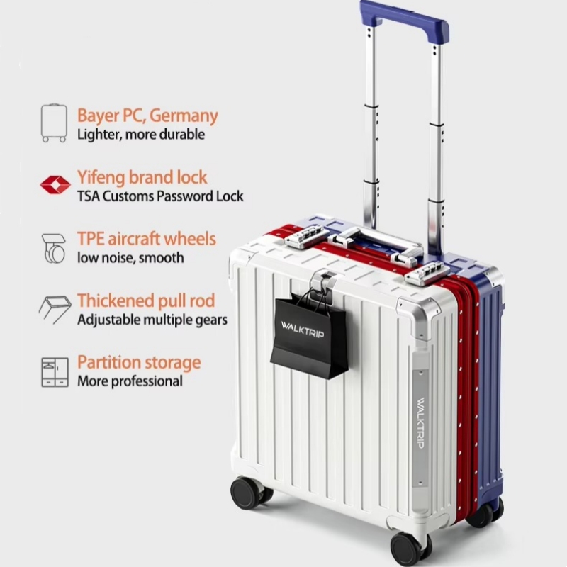 กระเป๋าเดินทางแบบแข็งขนาด 18 น - Aluminum Frame Carry On Luggage บทวิจารณ์และราคา