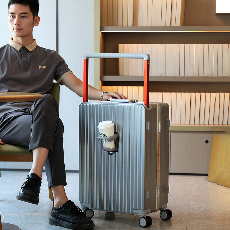 กระเป๋าเดินทางแบบมีล้อพร้อมที่ - Spinner Wheel Rolling Suitcase 20 Inch บทวิจารณ์และราคา
