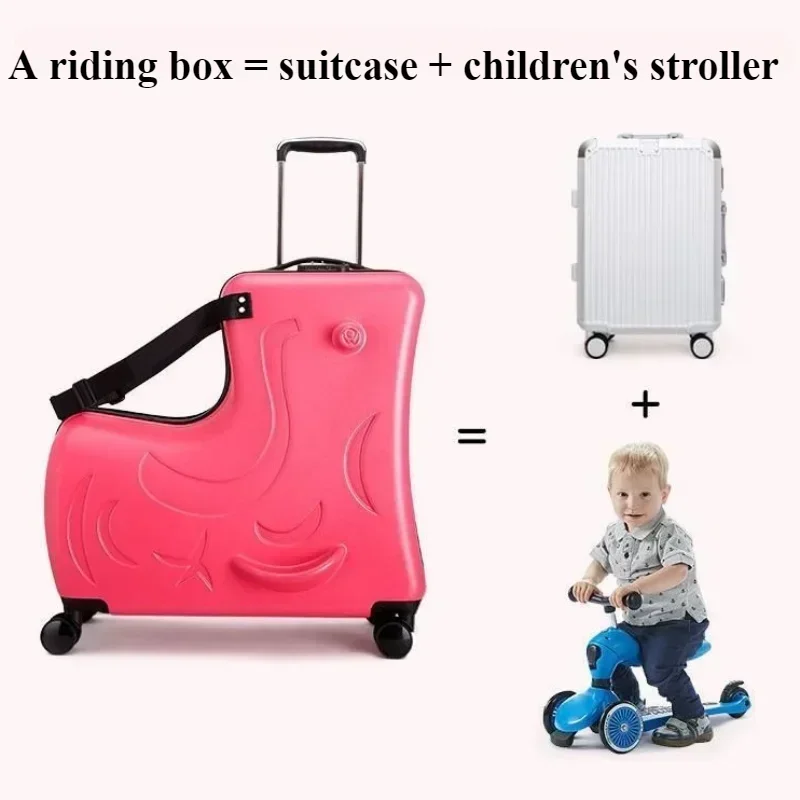 กระเป๋าเดินทางเด็กแบบมีล้อ สกู - Kids Ride On Suitcase Scooter บทวิจารณ์และราคา