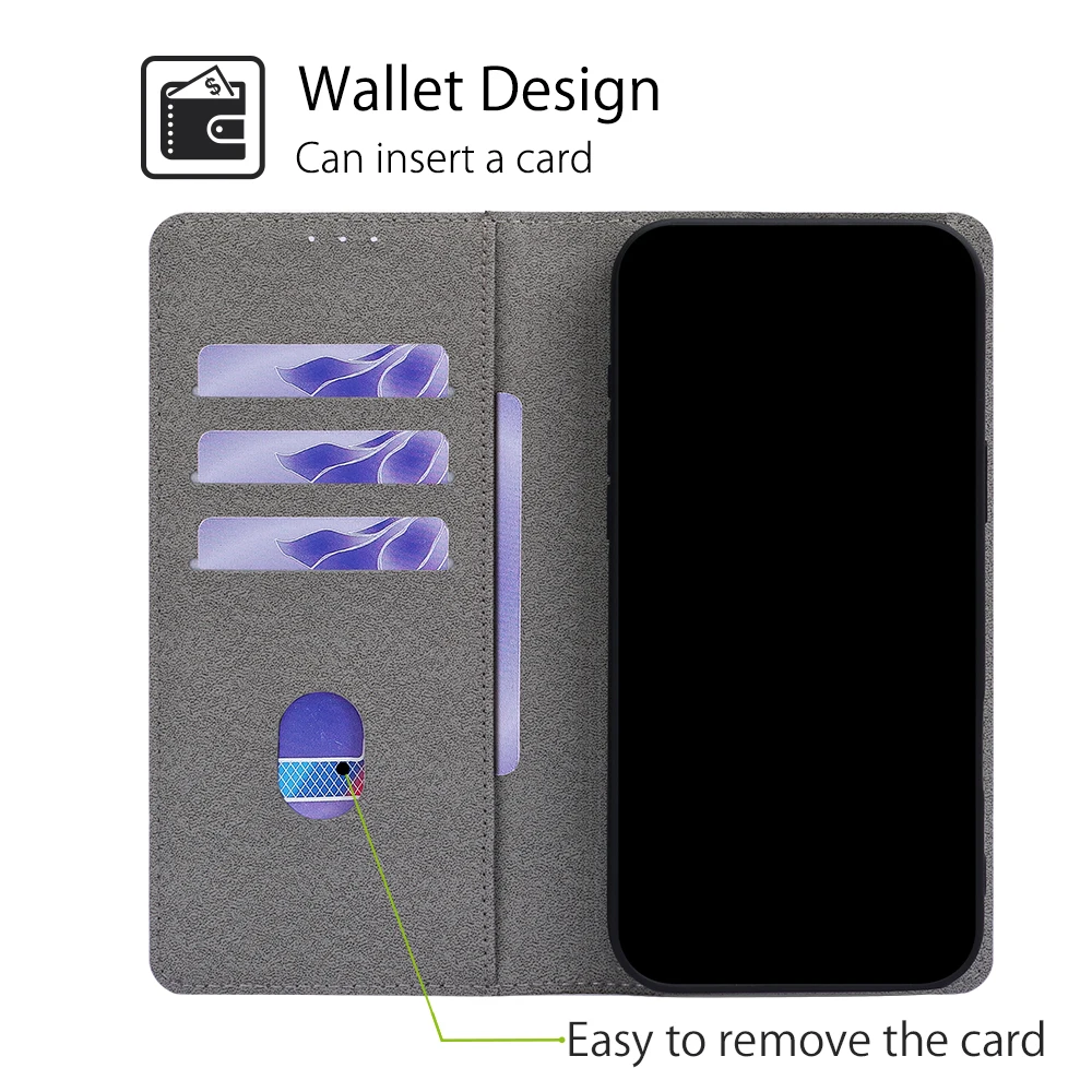 เคสหนังแบบพับแม่เหล็กพร้อมลายพ - Wallets บทวิจารณ์และราคา