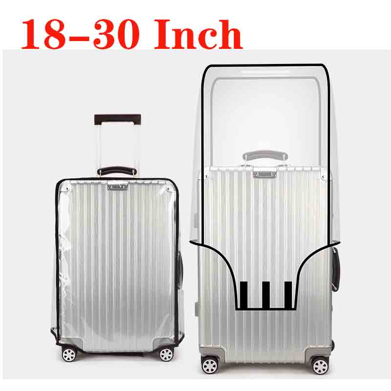 18-30 นิ้วกระเป๋าเดินทาง PVC C - Waterproof Suitcase Cover Protector บทวิจารณ์และราคา