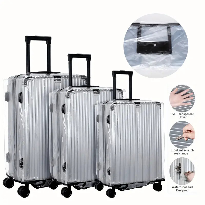 18-30 นิ้วกระเป๋าเดินทาง PVC C - Waterproof Suitcase Cover Protector บทวิจารณ์และราคา
