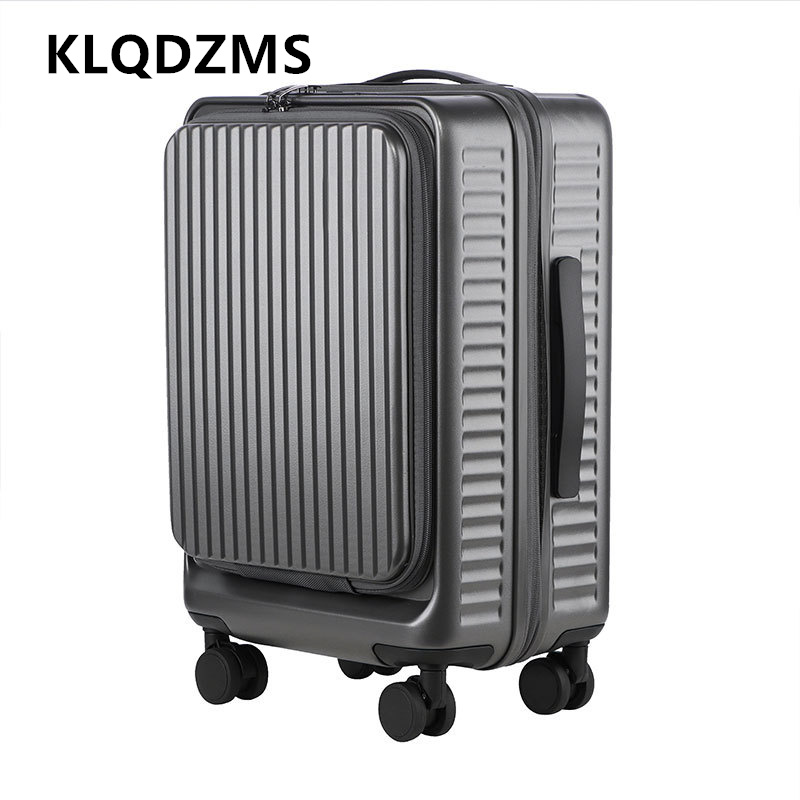 กระเป๋าเดินทางแบบมีล้อ KLQDZMS - Front Opening Laptop Luggage 24 Inch บทวิจารณ์และราคา