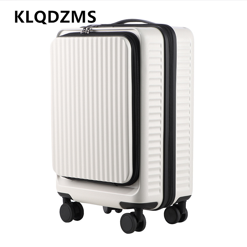 กระเป๋าเดินทางแบบมีล้อ KLQDZMS - Front Opening Laptop Luggage 24 Inch บทวิจารณ์และราคา